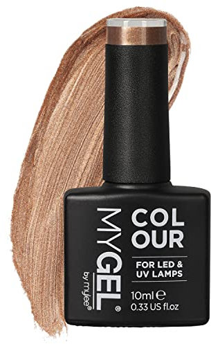 Mylee Gel Nail Polish 10ml [Secret garden] UV/LED Soak-Off Nail Art Manicure Pedicure for Professional, Salon & Home Use [Shimmer Range] - Long Lasting & Easy to Apply