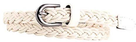 Stoffgürtel Stretchgürtel Elastik Flechtgürtel Klassischer Vintage-Wachsseil-Kleidung geflochtener Gürtel Damen Dornschließe Mode Kleid Hosen handgeflochtener Damen Flechtgürtel Schmaler Hüftgürtel