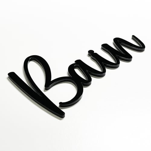 codiarts. Plaque de porte 3D | Toilettes | Bain | Bureau | Atelier | Cuisine | Verre acrylique découpé au laser | Adhésif (Toilettes)