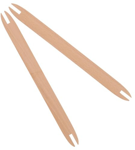 IWOWHERO Strickwerkzeuge 2st Werkzeuge Zum Weben Von Wandteppichen Gobelin-webwerkzeuge Häkelschiffchen Aus Holz Handwebstuhlstab Aus Holz Webschiffchen Hölzern Shuttlebus Doppelkopf