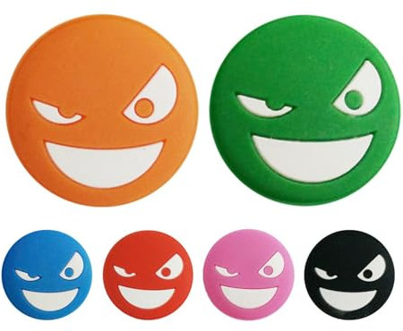 Furtryvl 18 Stück Tennisschläger Stoßdämpfer, Tennis Vibrationsdämpfer, Silikon Vibration Damper, Tennisschläger Vibrationsdämpfer, Für Badmintonschläger Squashschläger Tennisspieler