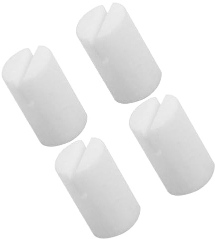 EXAOMBLE Cejuela de Hueso de Buey para Quinta Cuerda de Banjo, Juego de 4 Piezas, Pieza de Repuesto Duradera, Accesorios para Banjo de 5 Cuerdas, Mejora Sustain y Tono Acústico