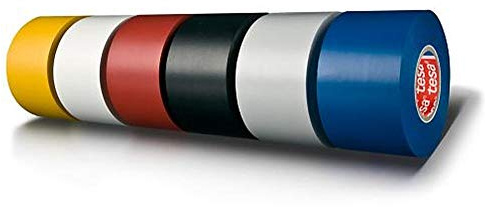 TesaFLEX - PVC plastifié isolation électrique - jaune - 33 m x 19 mm