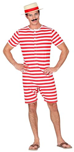 W WIDMANN MILANO Party Fashion - Costume de maillot de bain rétro, années 20 et 30, déguisement pour carnaval