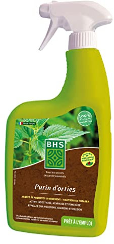 BHS PORP750 Purin Orties | 750 ML | Idéal sur Toutes Les Plantes du Jardin | Prêt-à-l'emploi | Préparation Naturelle Traditionnelle Issue De La Macération, Fabriqué en France