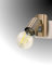 Trango 11-060 Lampada LED plug-in con 1 lampadina LED E27 3000K bianco caldo in nichel opaco *ANNA* lampada da parete, lampada da lettura, lampada da cucina, luce notturna, lampada da parete