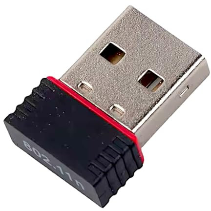 Adaptador USB WiFi 150Mbps - Dongle 2.4 GHz, IEEE 802.11g/n/b, Conexión Segura, Internet Portátil, Receptor Para PC