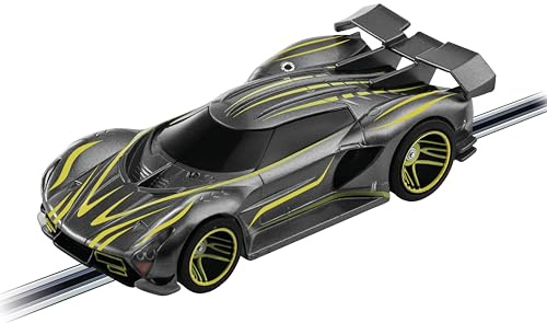 Carrera GO!!! 20064288 Hypercar Anthracite/Neon Yellow I 1:43 Scale Slot Car I With Original License I Suitable For Ages 6 Years+