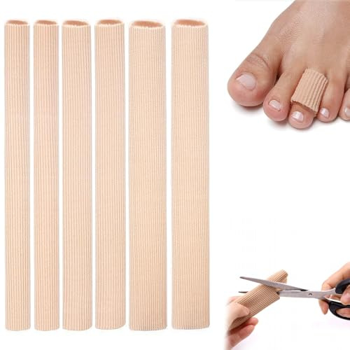 TINA.WIN Lot De 6 Protection Orteil Protection Pied De Chaise Silicone Protection Orteil Silicone，Tube Orteil Pour Les Doigts De Pieds,Pour Ampoules, CallositéS, Orteils Et Doigts