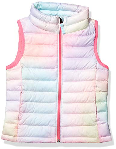 Amazon Essentials Piumino Smanicato Ripiegabile Impermeabile Leggero Bambine e Ragazze, Rosa Sfumature, 5 Anni