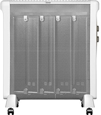 Bimar HC511 Convector Mica de bajo consumo, cocina eléctrica con 2 potencias de calefacción, termostato ajustable, silencioso y transportable