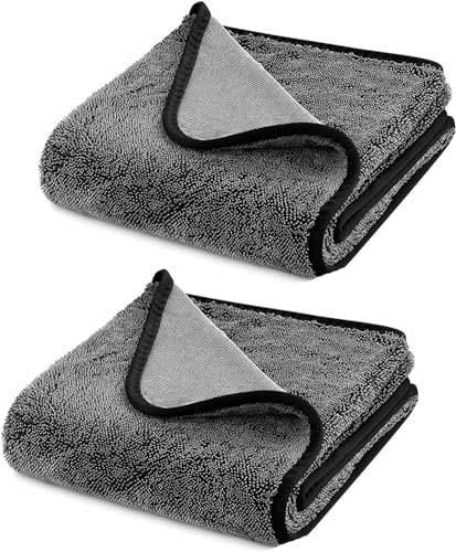 Iordan 40 x 60 cm, panno per la pulizia della cabina doccia, panno per rimuovere l'acqua in doccia e bagno, dire addio alle macchie di calcare (2 pezzi)