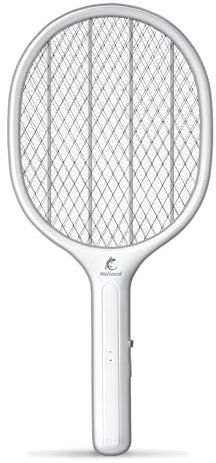 Walizard Raquette Moustique Electrique Insectes: Tapetteà Mouche Interieur 3000V Puissante USB Rechargeable