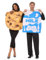 Funnlot CosExpert Couples Halloween Costumes 2024, Milk and Cookies Costume, Couples Costumes for Halloween Adult One Size