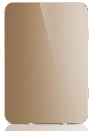 Mini Frigoríficos Independiente Debajo del Mostrador Larder Refrigerador Nevera Pequeña con La Función De Enfriamiento Y De Calor Refrigerador Cosmético para Casa Habitación Coche AC DC Potencia(Dual