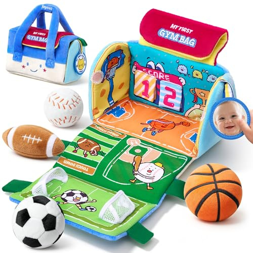 Joycat Baby Toys 0-12 Months, My First Sports Bag Plush Toy