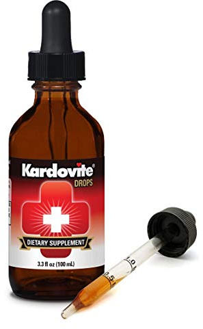 Kardovite Herbal Circulation Support Drops 100ml | Supports Circulatory Wellness with Hawthorn, Garlic, Ginkgo, Cayenne, Milk Thistle, Bilberry & Valerian | Supports Vitality & Daily Wellness