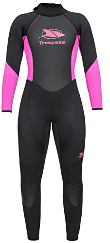 Trespass Aquaria 5MM Traje de Buceo, Mujer, Negro (BLK), S