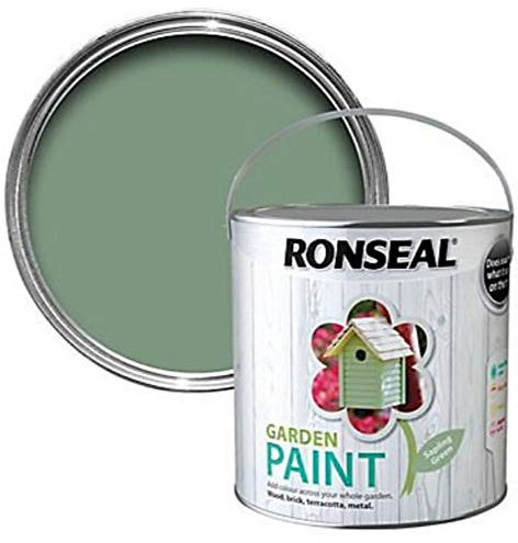 Ronseal RSLGPSG25L GPSG25L Garden Paint Sapling Green 2.5 Litre