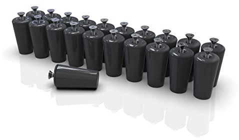 markiso® Rolladenstopper Anthrazit geschlossen [20 Stück] Wespenschutz, Rollladen Anschlagstopper 40 mm inkl. Schraube & Dichtung - Rollostopper für Rollo & Jalousie - Ersatzteil & Zubehör Rolladen