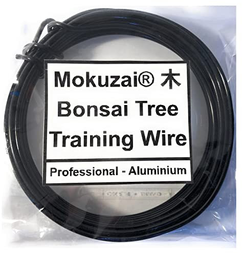 Bonsai Tree Styling & Training Wire 3m Anodised Aluminium 2mm Thick Black 300cm