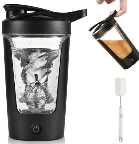 Shaker Électrique à Protéines 450 ml - Mixeur Automatique Rechargeable USB Sans BPA