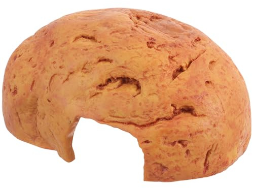 NOLITOY Escondite para Reptiles Cueva de Resina Pequeña, Refugio Natural para Tortugas y Anfibios, Decoración para Terrarios y Acuarios, Diseño Creativo para Hábitat de Mascotas Pequeñas