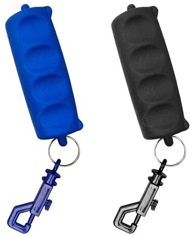 longbowmaker 2 Stück Pfeilzieher Bogenschießen rutschfest Pfeilzieher für einfaches Pfeilziehen und Handschutz mit Ergonomisches Griffs (schwarz+blau)