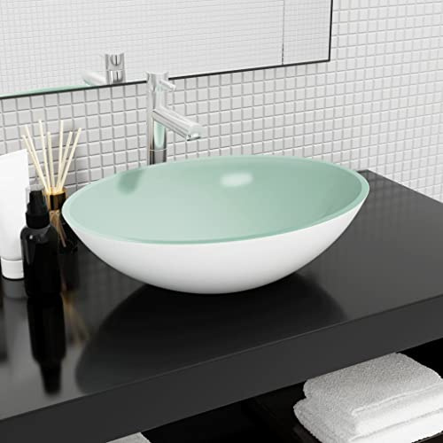 Generico Lavandino in Vetro 50x37x14 cm Bianco,Articoli di ferramenta,Prodotti Idraulici,Articoli Idraulici,Lavandini,Lavandini bagno-345255