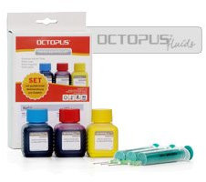 Tinten Nachfüllset kompatibel für HP 14, HP 17, HP 23, HP 78 Druckerpatronen color, Refill Set 150 ml, non-OEM