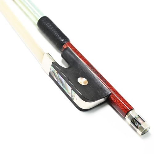 vingobow nuevo tamaño completo de fibra de carbono Core híbrido piel de Pernambuco Viola lazo. Natural cerdas de caballo, cálido y sonido dulces, todas las partes profesional montado. Arte nº 120M