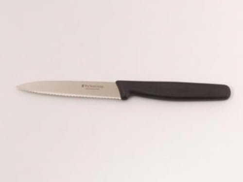 Victorinox 6.7733, Spelucchino con Lama Ondulata, In Nylon, Acciaio Inossidabile, Nero