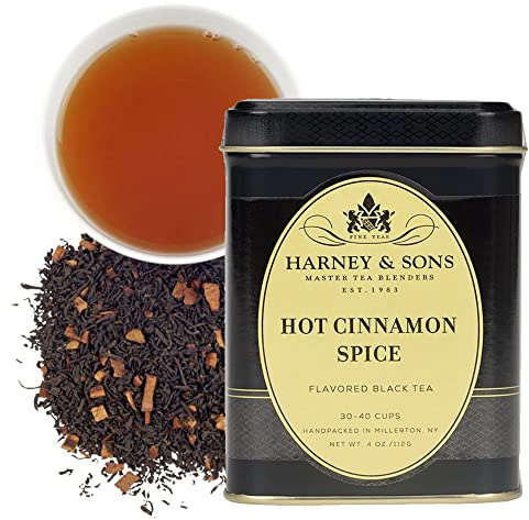 Harney & Sons Hot Cinnamon Spice Loose Leaf Tea, 4 Ounce Tin by Harney & Sons