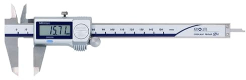 Mitutoyo Digital ABS Messschieber CoolantProof IP67, 0-150 mm, Tiefenmessstange