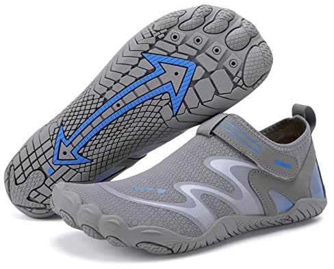 Zapatos de Agua Playa Escarpines Zapatillas Piscina de Deportes Acuáticos Buceo Surf Snorkel Yoga Piscina Hombre Mujer,Secado Rápido Antideslizante Zapatos