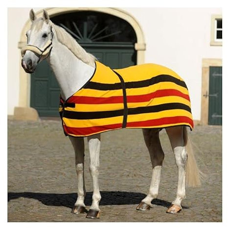 Kavalkade Fleece-Decke für Pferde, Einfarbig, Winter, Klassisch, Rundhalsausschnitt, Polyester, 1 Stück