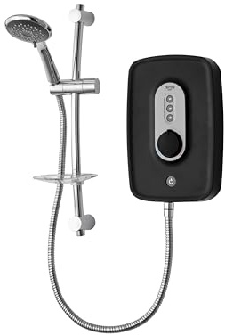 Triton Danzi Electric Shower 8.5kW - Black (Opal 3, Aquasurge, Perea)