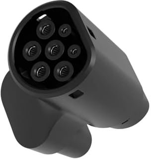 fgctqspf CCS2 zu Typ2 Adapter Konverter CCS Combo 2 EV, Lade DC Adapter Elektroauto Fahrzeug, kompatibel for Tesla Model S Modell X