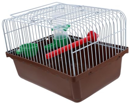 SUPVOX Spacious Bird Travel Cage for Cockatiel Macaw and Budgie with Perch Food Box Waterer and Sturdy ABS Iron Construction