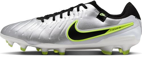 Nike Fotbollssko Legend 10 PRO FG, Silver Met, 42 EU