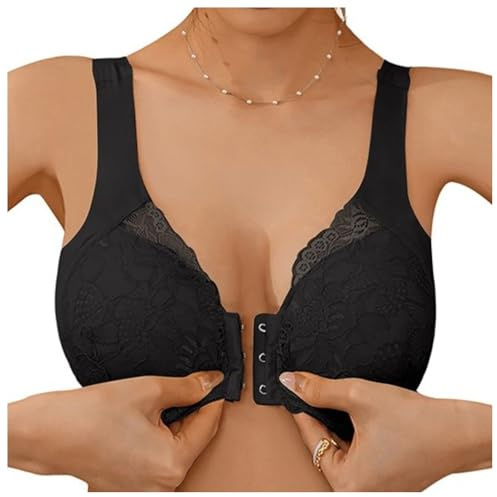 Générique Femme Soutien Gorge Post Operatoire Sport Fermeture Devant sans Armature Brassiere Soutien Gorge Ouvert Devant sans Armature Femme Sports Yoga Bra