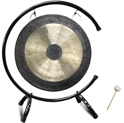 Traditional Chinese Fengshui Gong with C Stand for Large Orchestras and Dance Troupes