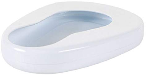 Bassin De Lit Portable pour Patients Alités Urinal Pratique pour Hommes Et Femmes Conçu pour Confort des Personnes Âgées Soins À Domicile Et Établissement