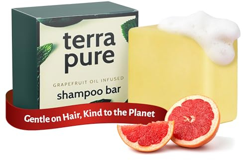 Terra Pure Shampoo Bar, Plastic-Free, Vegan, 1 Count