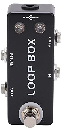 Effect Loop Pedal, Mini Sturdy True Bypass Durable Metal Loops Switcher for Music Instrument for Adjusting