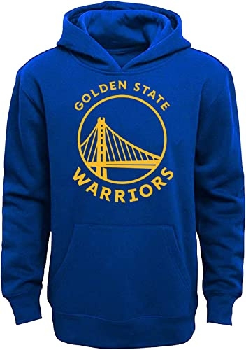 NBA Youth 8-20 Team-Farbe Primary Logo Pullover Fleece Sweatshirt Hoodie, Golden State Warriors Blue Home, L