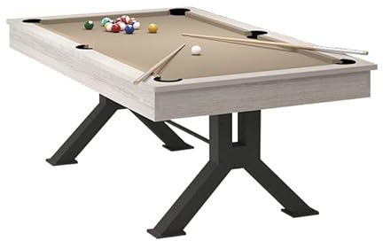 John West Pool Billardtisch Nashville 6ft mit Schieferplatte inkl. Montage