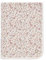 Jollein Babydecke Retro Flowers - 75x100cm - 100% Baumwolle - Für Babywiege - Musselindecke - 0.5 TOG - OEKO-TEX Zertifiziert