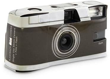 Weddingstar Disposable Camera with Flash - Single Use 35mm Film Camera for Wedding or Party Favors - Vintage (10 Pack)