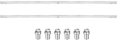 sourcing map Lot de 2 porte-vitesses en acier renforcé avec matériel de montage pour opérateurs de portes coulissantes, ouvre-portails coulissants